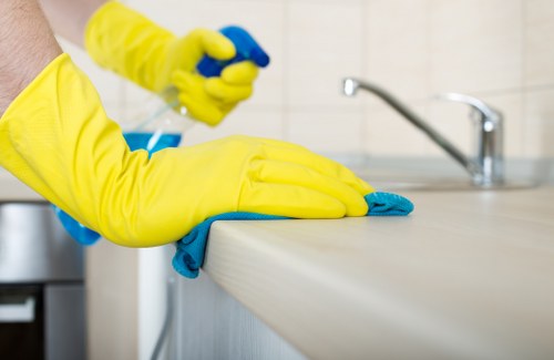 Professional move in cleaning in a Fulham home interior