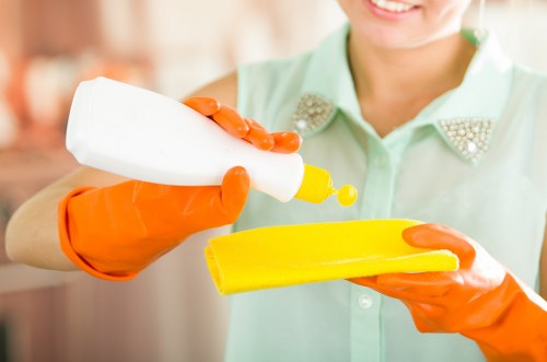 Professional mattress cleaning in a Fulham home