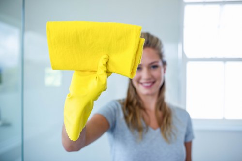 Fulham Cleaners secure payments area emphasizing privacy and protection