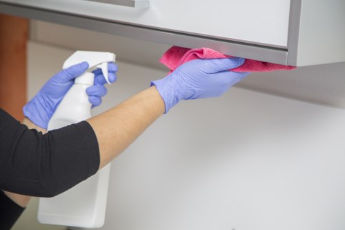Legal terms document for a UK cleaning service governed by England and Wales law